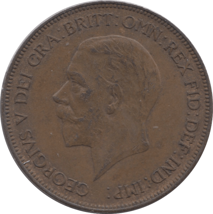 1929 PENNY ( AUNC ) - Penny - Cambridgeshire Coins