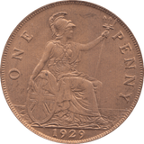 1929 PENNY ( EF ) 7 - Penny - Cambridgeshire Coins