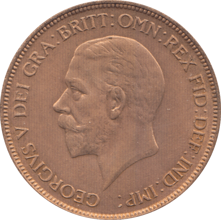 1929 PENNY ( EF ) 7 - Penny - Cambridgeshire Coins