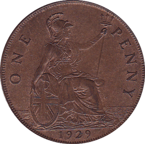 1929 PENNY ( EF ) - Penny - Cambridgeshire Coins