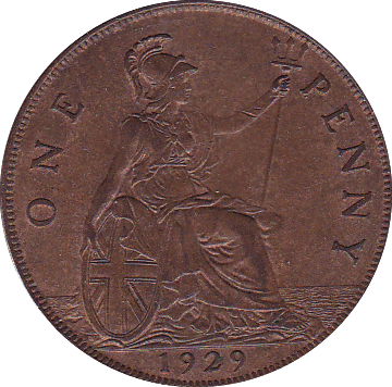 1929 PENNY ( EF ) - Penny - Cambridgeshire Coins