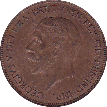 1929 PENNY ( EF ) - Penny - Cambridgeshire Coins