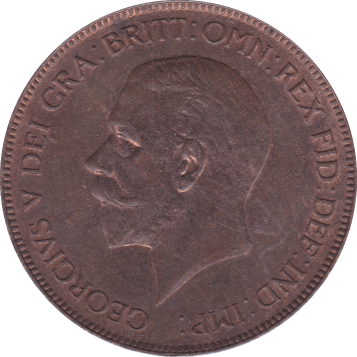 1929 PENNY ( UNC ) B - Penny - Cambridgeshire Coins
