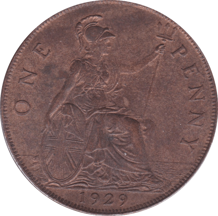 1929 PENNY ( UNC ) - Penny - Cambridgeshire Coins