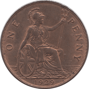 1929 PENNY ( UNC ) - Penny - Cambridgeshire Coins