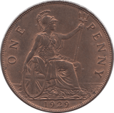 1929 PENNY ( UNC ) - Penny - Cambridgeshire Coins