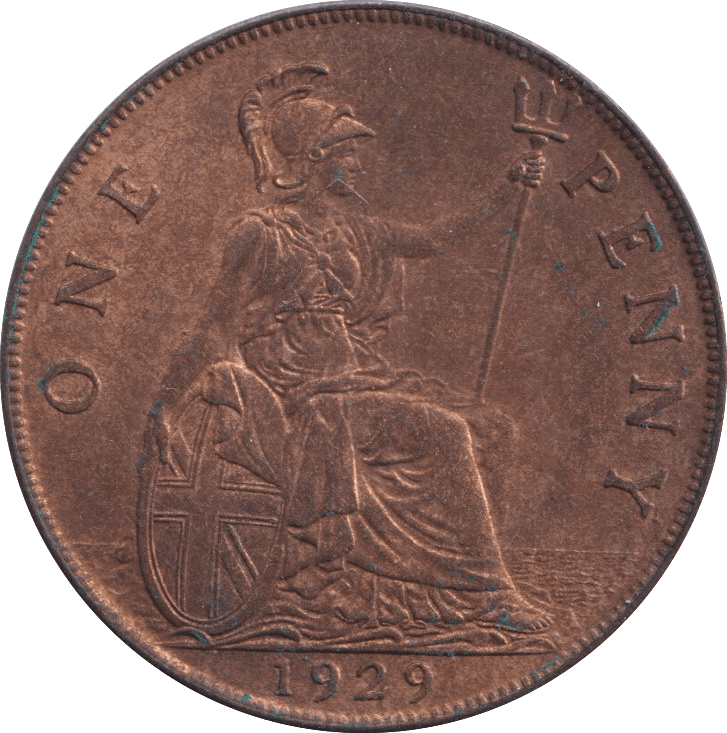 1929 PENNY ( UNC ) - Penny - Cambridgeshire Coins