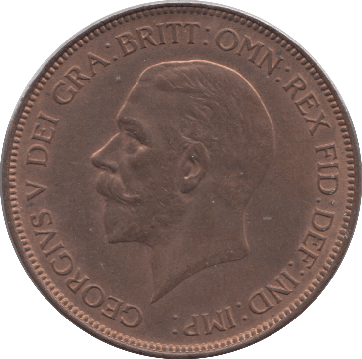 1929 PENNY ( UNC ) - Penny - Cambridgeshire Coins