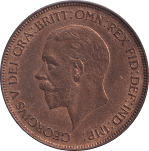 1929 PENNY ( UNC ) - Penny - Cambridgeshire Coins