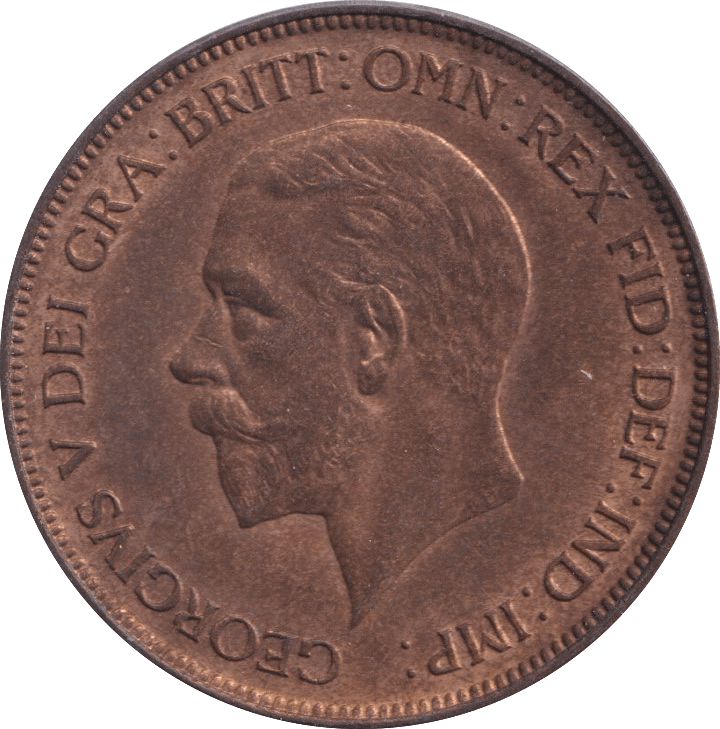 1929 PENNY ( UNC ) - Penny - Cambridgeshire Coins