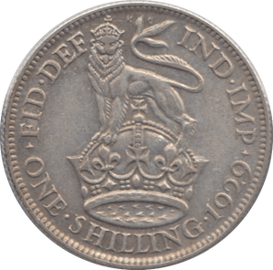 1929 SHILLING ( EF ) - Shilling - Cambridgeshire Coins