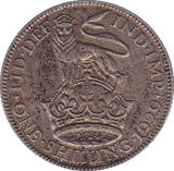1929 SHILLING ( EF ) . - Shilling - Cambridgeshire Coins