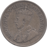1929 SILVER 2 1/2 SHILLING SOUTH AFRICA - SILVER WORLD COINS - Cambridgeshire Coins
