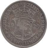 1929 SILVER 2 1/2 SHILLING SOUTH AFRICA - SILVER WORLD COINS - Cambridgeshire Coins