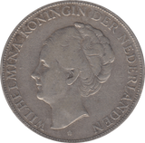 1929 SILVER 2.5 GUILDER DUTCH - WORLD SILVER COINS - Cambridgeshire Coins