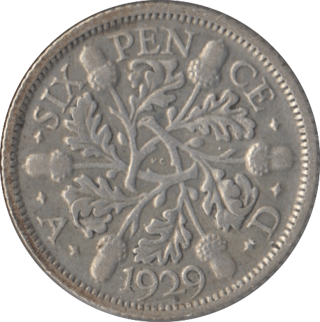 1929 SIXPENCE ( FINE ) - Sixpence - Cambridgeshire Coins