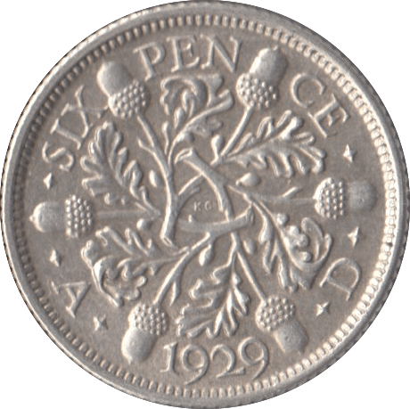 1929 SIXPENCE ( VF ) - Sixpence - Cambridgeshire Coins