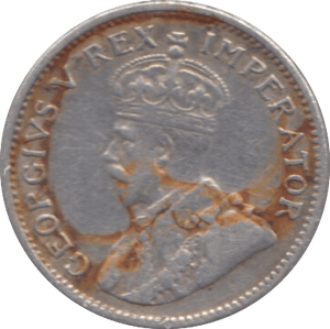 1929 SOUTH AFRICA SILVER THREEPENCE - SILVER WORLD COINS - Cambridgeshire Coins