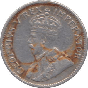 1929 SOUTH AFRICA SILVER THREEPENCE - SILVER WORLD COINS - Cambridgeshire Coins