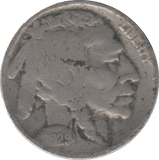 1929 USA 5 CENTS - WORLD COINS - Cambridgeshire Coins