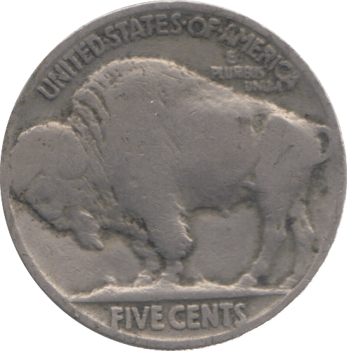 1929 USA 5 CENTS - WORLD COINS - Cambridgeshire Coins