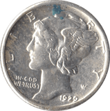 1929 USA SILVER DIME SAN FRANCISCO MINT - SILVER WORLD COINS - Cambridgeshire Coins