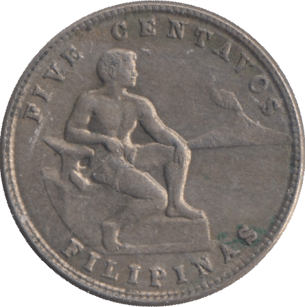 1930 5 CENTAVOS PHILIPPINES - WORLD COINS - Cambridgeshire Coins