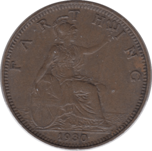 1930 FARTHING ( EF ) - Cambridgeshire Coins