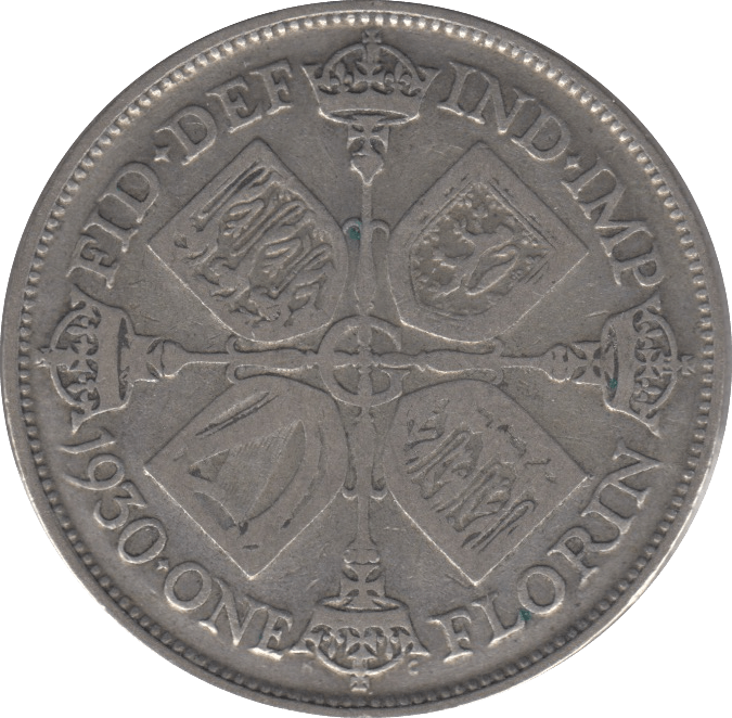 1930 FLORIN ( FINE ) 6 - Florin - Cambridgeshire Coins