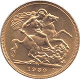 1930 GOLD SOVEREIGN ( UNC ) SOUTH AFRICA MINT - Sovereign - Cambridgeshire Coins