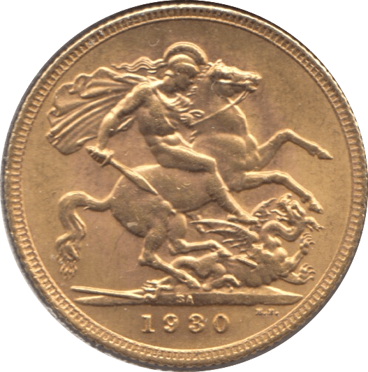 1930 GOLD SOVEREIGN ( UNC ) SOUTH AFRICA MINT - Sovereign - Cambridgeshire Coins