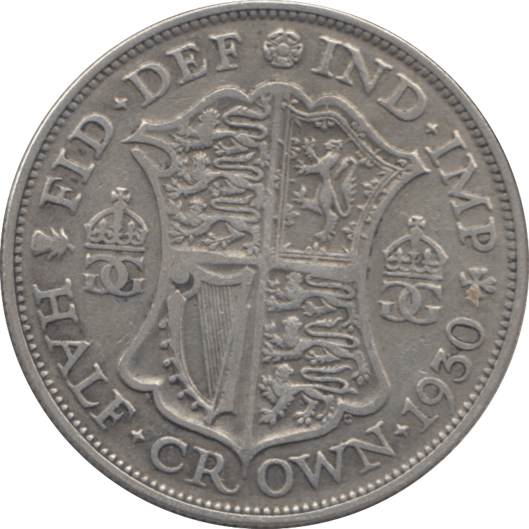 1930 HALFCROWN 2 ( VF ) - Halfcrown - Cambridgeshire Coins