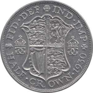 1930 HALFCROWN ( EF ) 1 - Halfcrown - Cambridgeshire Coins