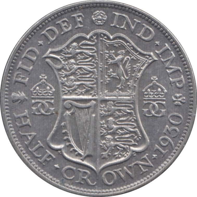 1930 HALFCROWN ( EF ) 1 - Halfcrown - Cambridgeshire Coins
