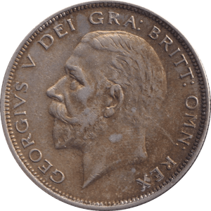 1930 HALFCROWN ( EF ) - Halfcrown - Cambridgeshire Coins