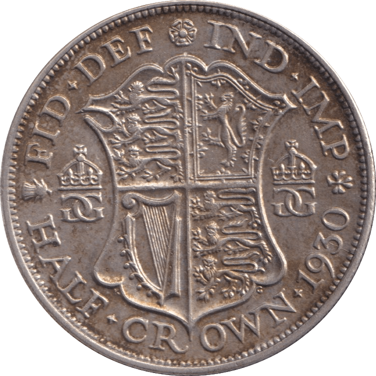 1930 HALFCROWN ( EF ) - Halfcrown - Cambridgeshire Coins
