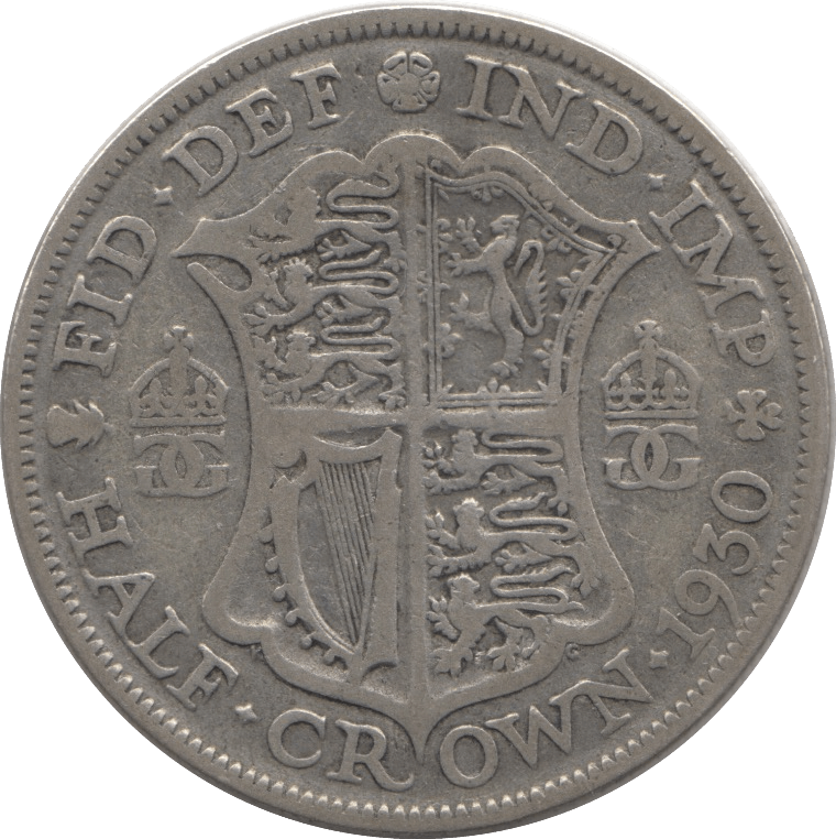 1930 HALFCROWN ( F ) 5 - Halfcrown - Cambridgeshire Coins