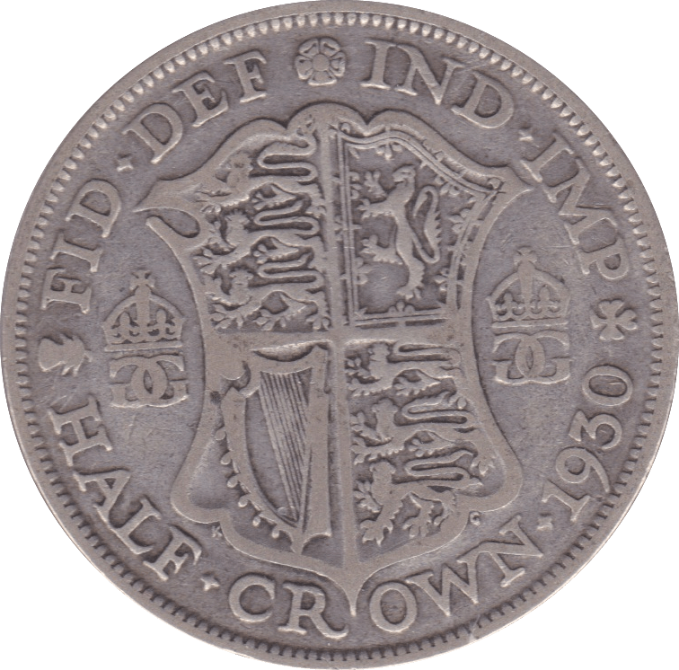 1930 HALFCROWN ( F ) B - Halfcrown - Cambridgeshire Coins