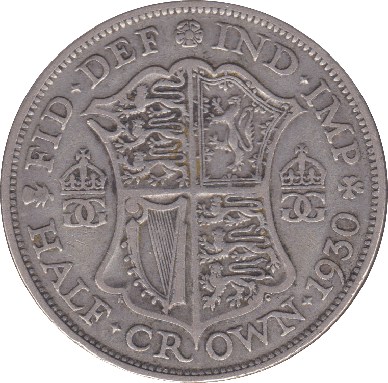 1930 HALFCROWN ( F ) E - Halfcrown - Cambridgeshire Coins