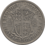 1930 HALFCROWN ( FINE ) 11 - Halfcrown - Cambridgeshire Coins