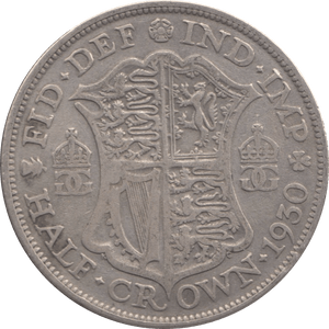 1930 HALFCROWN ( FINE ) 1 - Halfcrown - Cambridgeshire Coins
