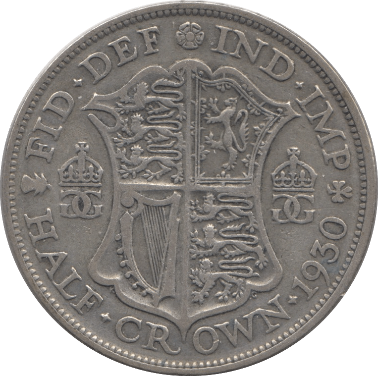 1930 HALFCROWN ( FINE ) 8 - Halfcrown - Cambridgeshire Coins