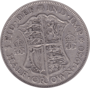 1930 HALFCROWN ( FINE ) C - Halfcrown - Cambridgeshire Coins