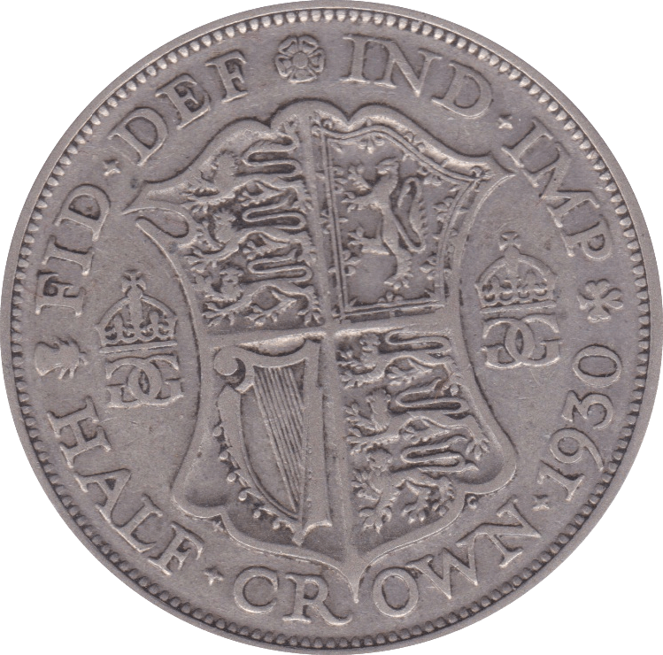 1930 HALFCROWN ( FINE ) C - Halfcrown - Cambridgeshire Coins