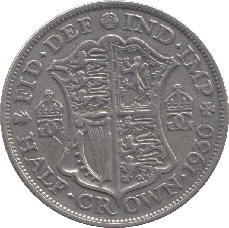 1930 HALFCROWN ( FINE ) - HALFCROWN - Cambridgeshire Coins