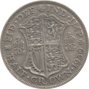 1930 HALFCROWN ( GF ) 3 - Halfcrown - Cambridgeshire Coins