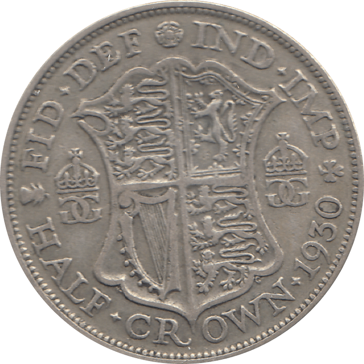 1930 HALFCROWN ( GF ) 3 - Halfcrown - Cambridgeshire Coins
