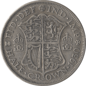 1930 HALFCROWN ( GF ) - Halfcrown - Cambridgeshire Coins