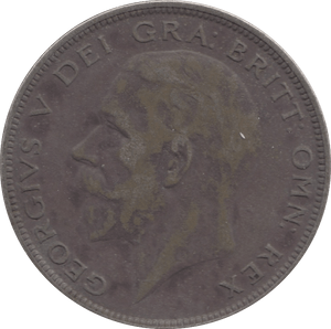 1930 HALFCROWN ( GVF ) TONED 7 - Halfcrown - Cambridgeshire Coins