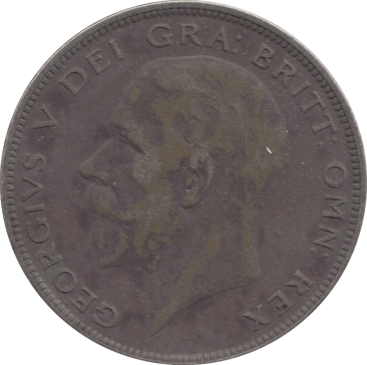 1930 HALFCROWN ( GVF ) TONED 7 - Halfcrown - Cambridgeshire Coins